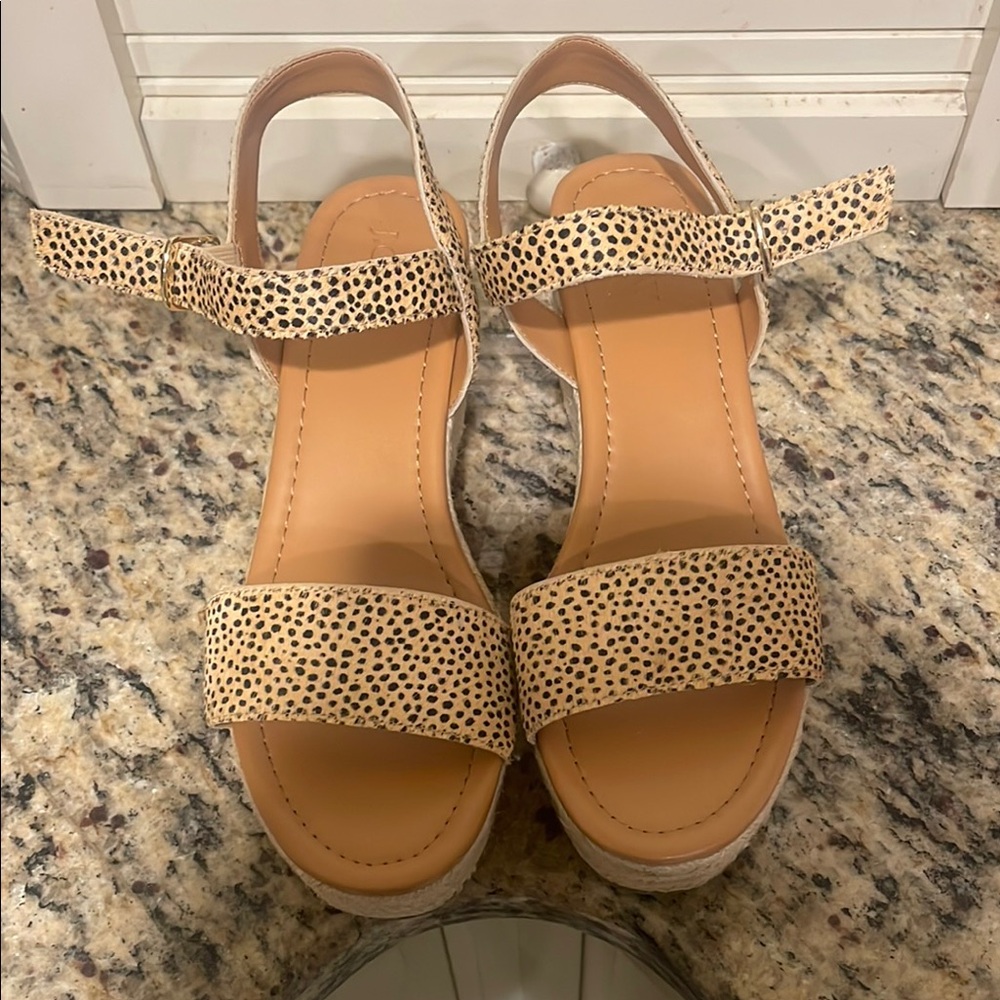 Leopard Print Women's Sandals